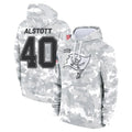 harde TB.Buccaneers #40 Mike Alstott Player Arctic Camo Salute to Service Hoodies Stitched Jerseys