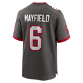 harde TB.Buccaneers #6 Baker Mayfield Pewter Alternate Game Player Stitched Jerseys