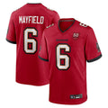harde TB.Buccaneers #6 Baker Mayfield Player Red 50th Anniversary Game Stitched Jerseys