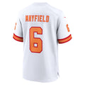harde TB.Buccaneers #6 Baker Mayfield Player White Home Game Stitched Jerseys