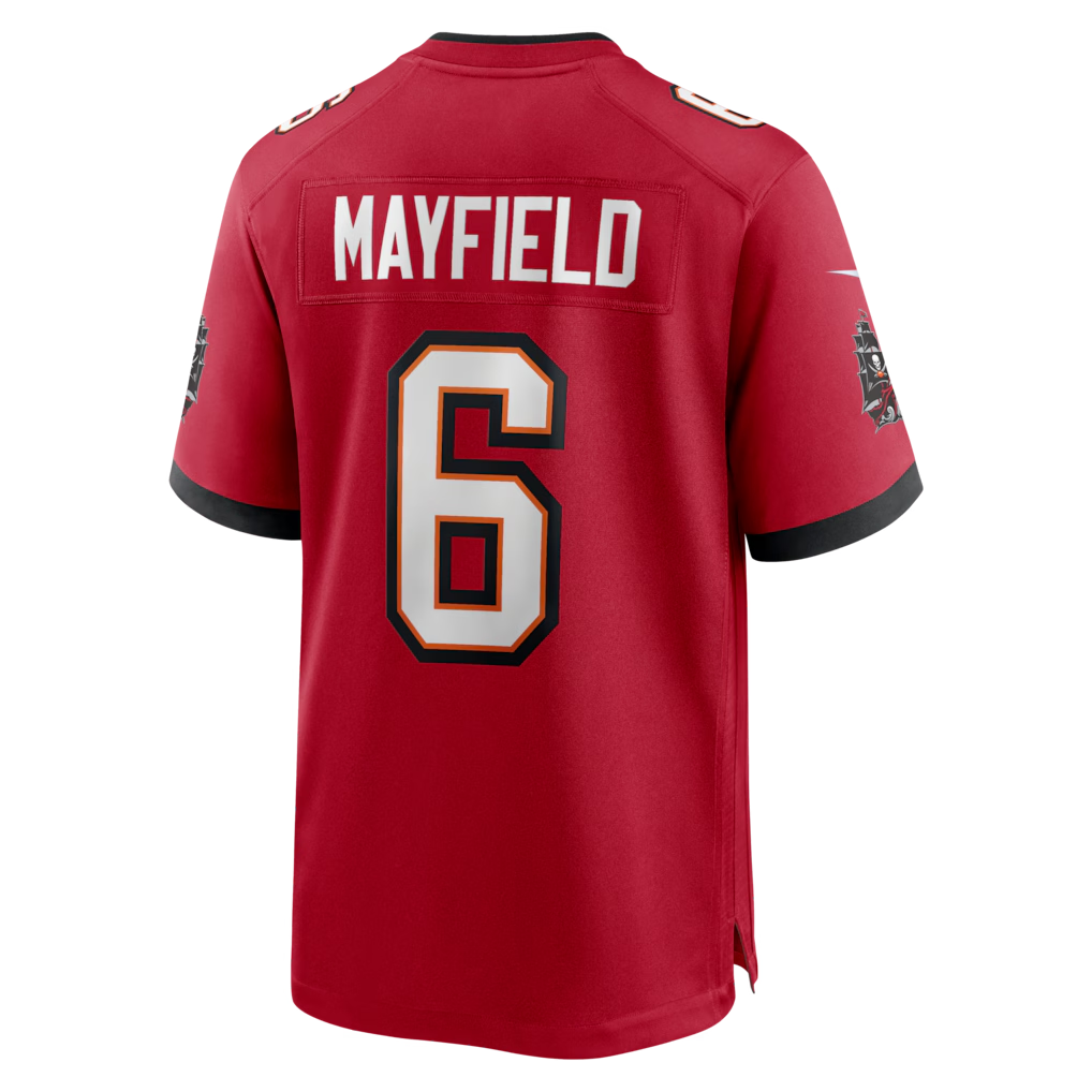 harde TB.Buccaneers #6 Baker Mayfield Red Team Game Stitched Jerseys