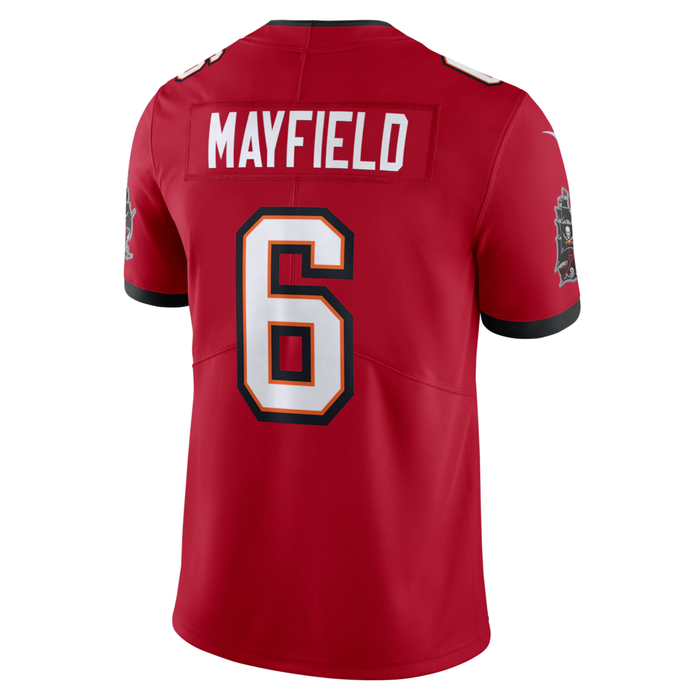 harde TB.Buccaneers #6 Baker Mayfield Red Vapor Untouchable Limited Stitched Jerseys