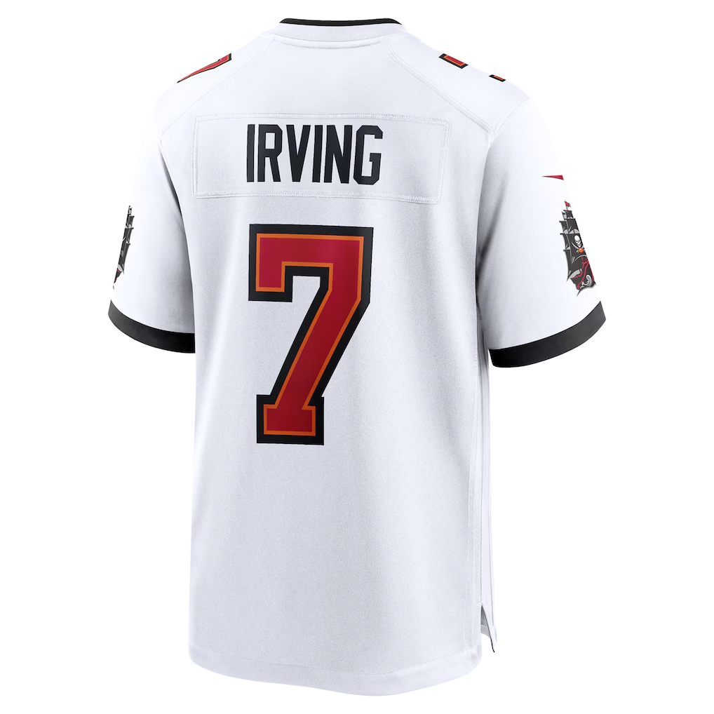 harde TB.Buccaneers #7 Bucky Irving White Game Stitched Jerseys