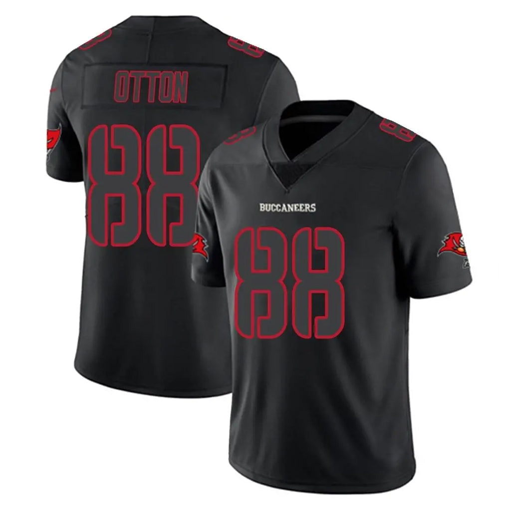 harde TB.Buccaneers #88 Cade Otton Player Black Impact Limited Home Game Stitched Jerseys