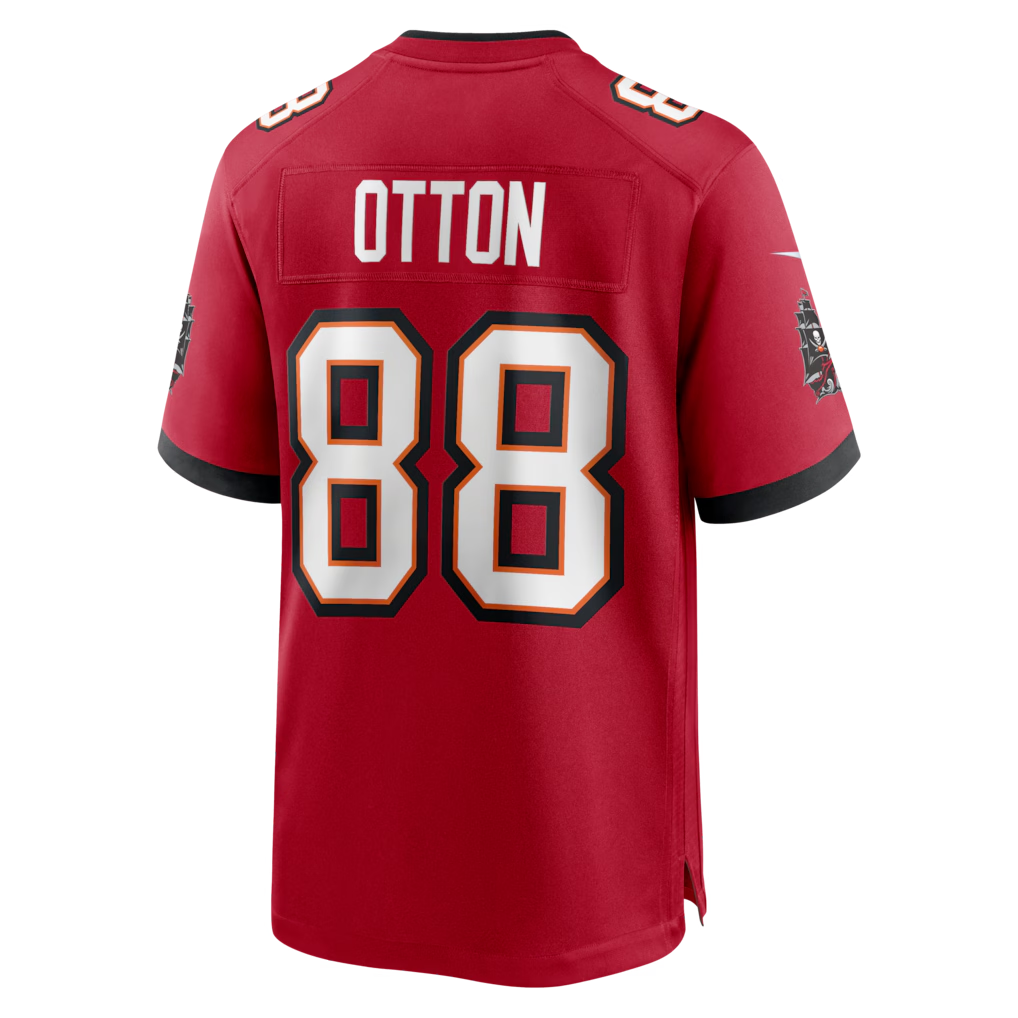 harde TB.Buccaneers #88 Cade Otton Red Game Player Stitched Jerseys