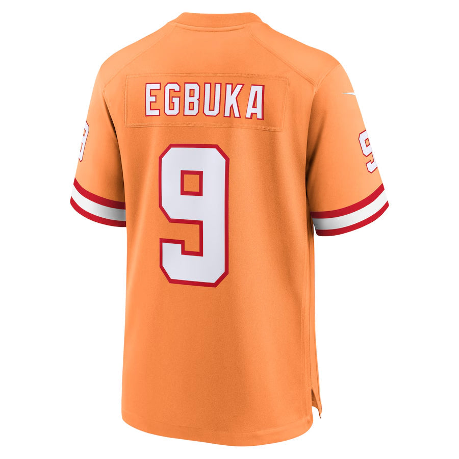 harde TB.Buccaneers #9 Emeka Egbuka Player Orange Home Game Stitched Jerseys