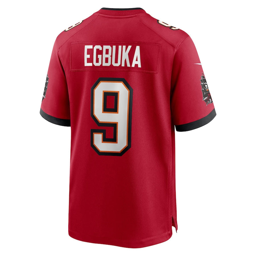 harde TB.Buccaneers #9 Emeka Egbuka Player Red Home Game Stitched Jerseys