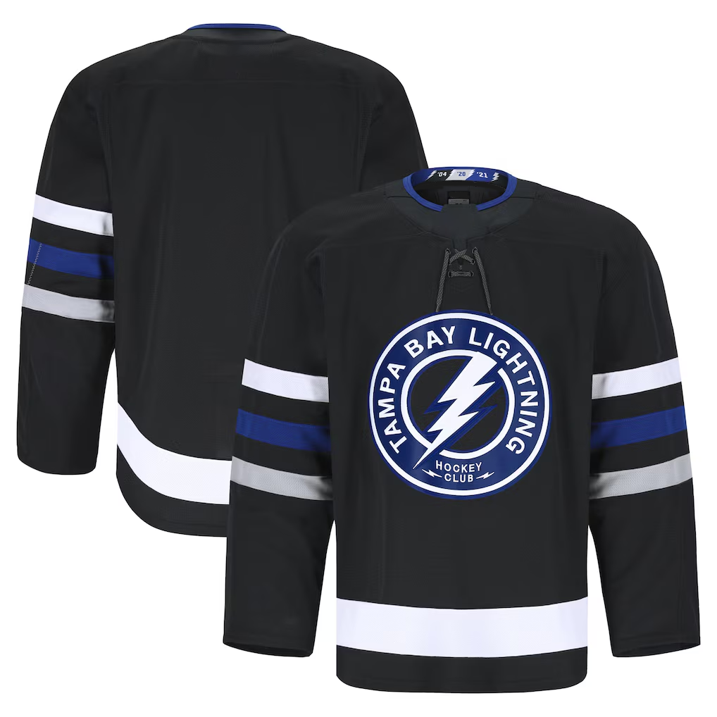 harde TB.Lightning Black Alternate Authentic Pro Jerseys