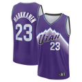 harde U.Jazz #23 Lauri Markkanen Fanatics Purple Fast Break Replica Jerseys - Icon Edition