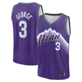 harde U.Jazz #3 Keyonte George Fanatics Purple Fast Break Jerseys - Icon Edition