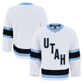 harde U.Mammoth White Away Authentic Pro Jerseys