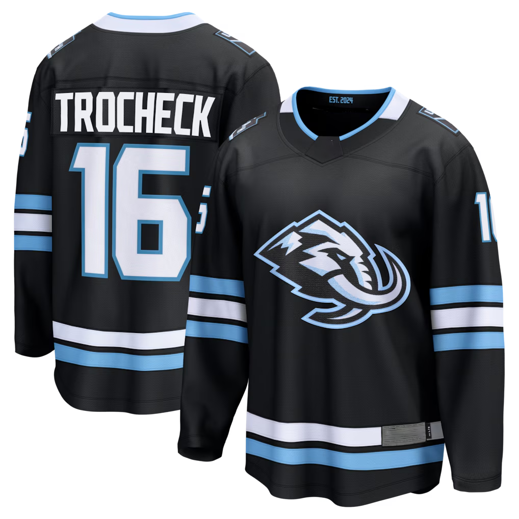 harde U.Mammoth #16 Vincent Trocheck Black Home Breakaway Jerseys