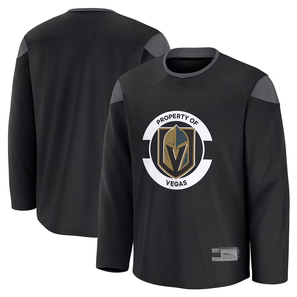 harde V.Golden Knights Black Practice Jerseys
