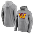 harde W.Commanders Gray LOGO Pullover Hoodies Game Blank Player Stitched Jerseys