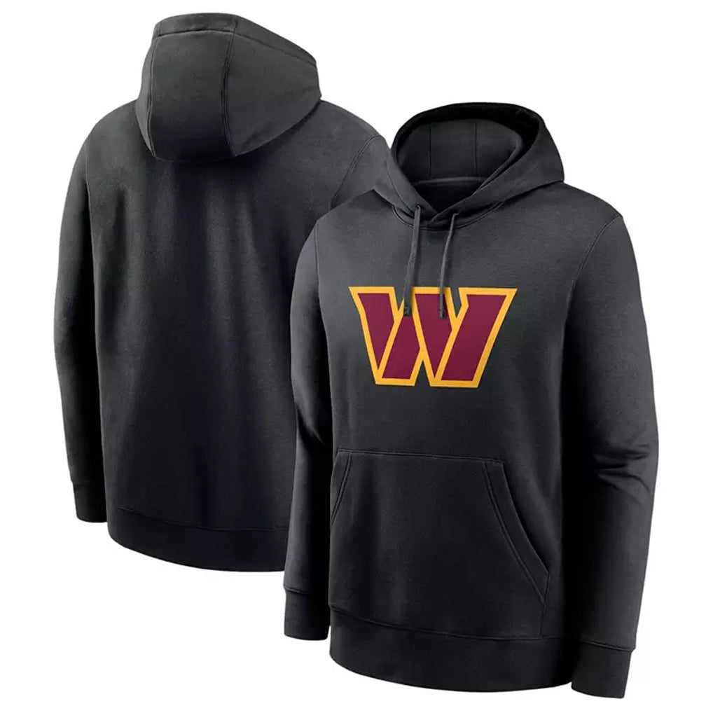 harde W.Commanders Gray Pullover Hoodies Game Blank Player Stitched Jerseys