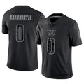 harde W.Commanders #0 Mike Sainristil Player Black RFLCTV Limited Stitched Jerseys