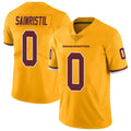 harde W.Commanders #0 Mike Sainristil Player Gold Vapor Limited Stitched Jerseys