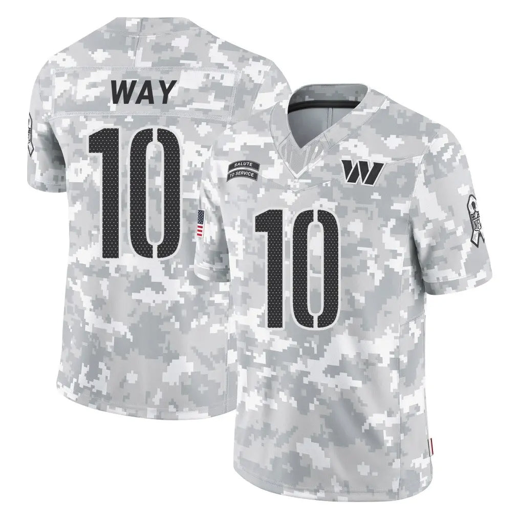 harde W.Commanders #10 Tress Way Player Arctic Camo Limited Salute To Service Home Game Stitched Jerseys