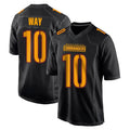 harde W.Commanders #10 Tress Way Player Black Carbon Fashion Home Game Stitched Jerseys