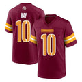 harde W.Commanders #10 Tress Way Player Burgundy Home Game Stitched Jerseys