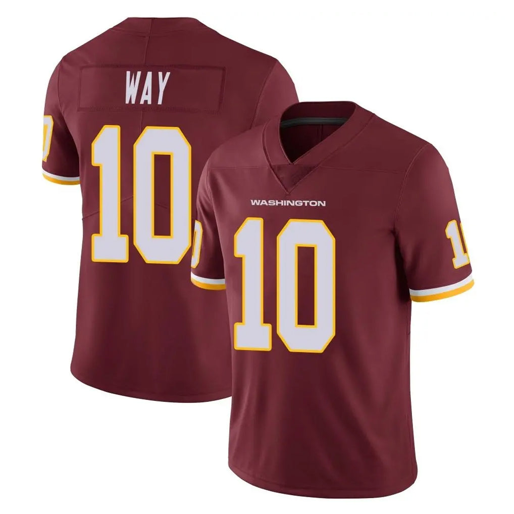 harde W.Commanders #10 Tress Way Player Burgundy Limited Team Color Vapor Untouchable Home Game Stitched Jerseys