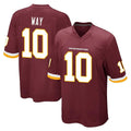 harde W.Commanders #10 Tress Way Player Burgundy Team Color Home Game Stitched Jerseys