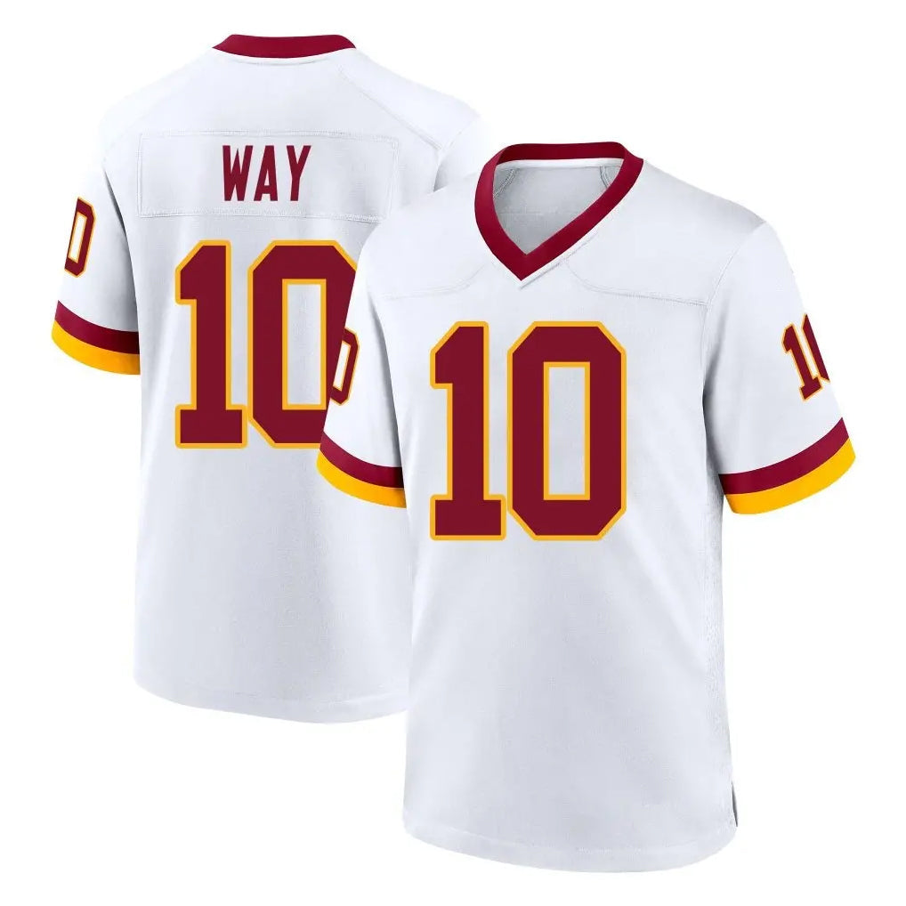 harde W.Commanders #10 Tress Way Player White Home Game Stitched Jerseys
