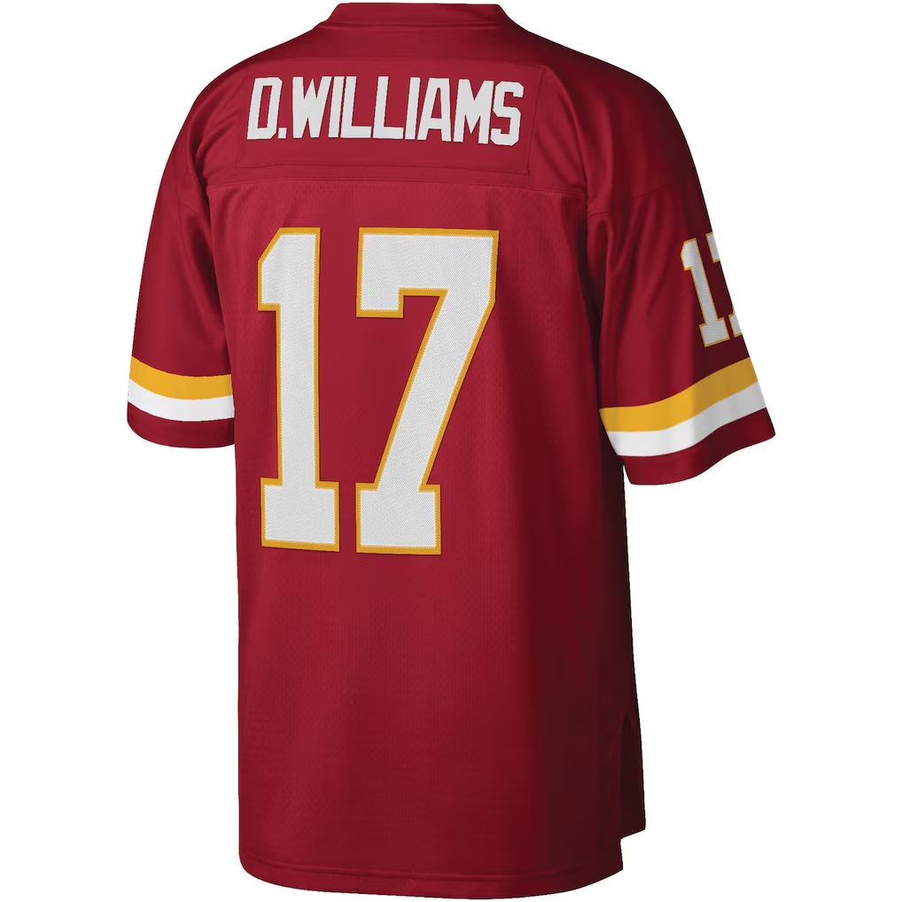 harde W.Commanders #17 Doug Williams Mitchell & Ness Burgundy Legacy Replica Stitched Puhic Jersey