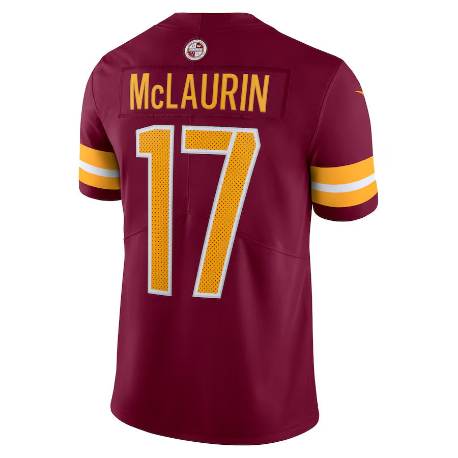 harde W.Commanders #17 Terry McLaurin Player Burgundy Vapor Limited Stitched Jerseys