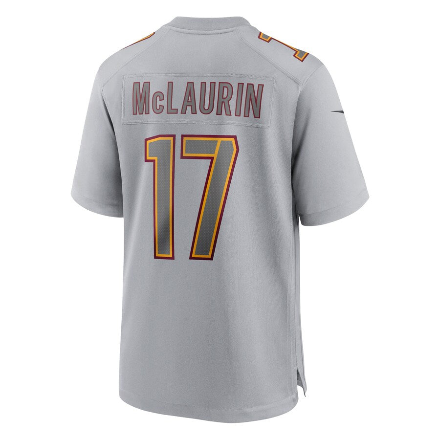 hardeW.Commanders #17 Terry McLaurin Player Gray Fashion Game Stitched Jerseys