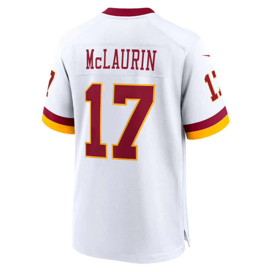 harde W.Commanders #17 Terry McLaurin Player White Home Game Stitched Jerseys