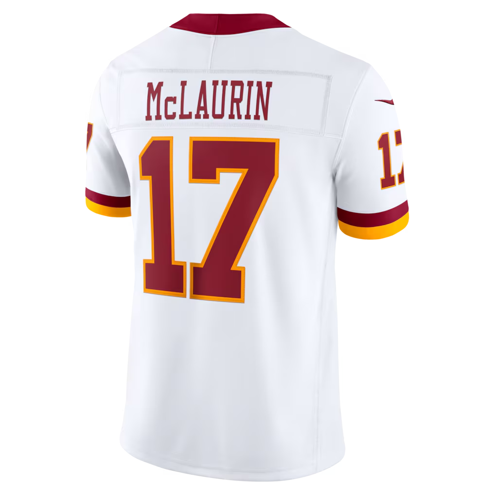 harde W.Commanders #17 Terry McLaurin White Vapor F.U.S.E. Stitched Limited Jerseys