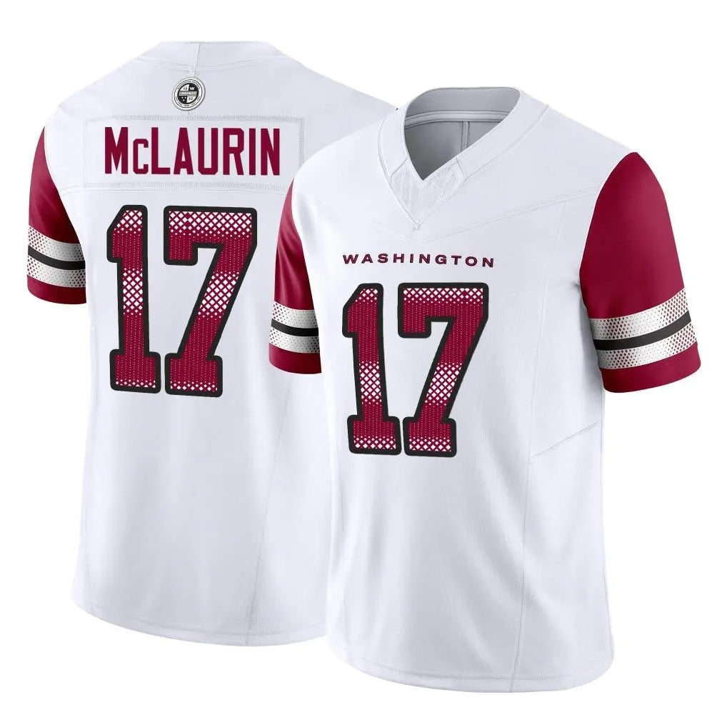 harde W.Commanders #17 Terry Mclaurin Player White Vapor F.U.S.E. Limited Home Game Stitched Jerseys