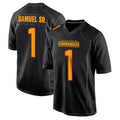 harde W.Commanders #1 Deebo Samuel Sr Player Black Fashion Game Football Jerseys