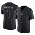 harde W.Commanders #1 Deebo Samuel Sr Player Black RFLCTV Limited Football Jerseys