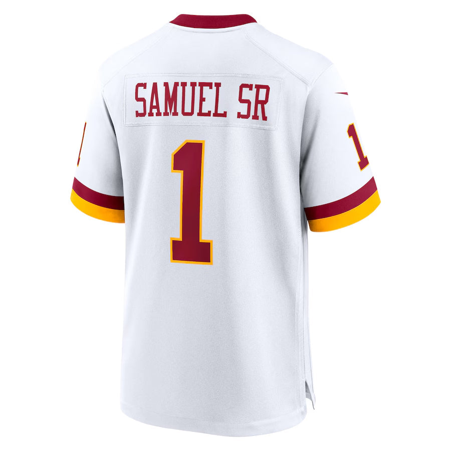 harde W.Commanders #1 Deebo Samuel Sr Player White Game Stitched Jerseys