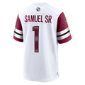 harde W.Commanders #1 Deebo Samuel Sr Player White Home Game Stitched Jerseys