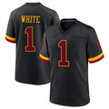 harde W.Commanders #1 Rachaad White Player Black Limited Home Game Stitched Jerseys