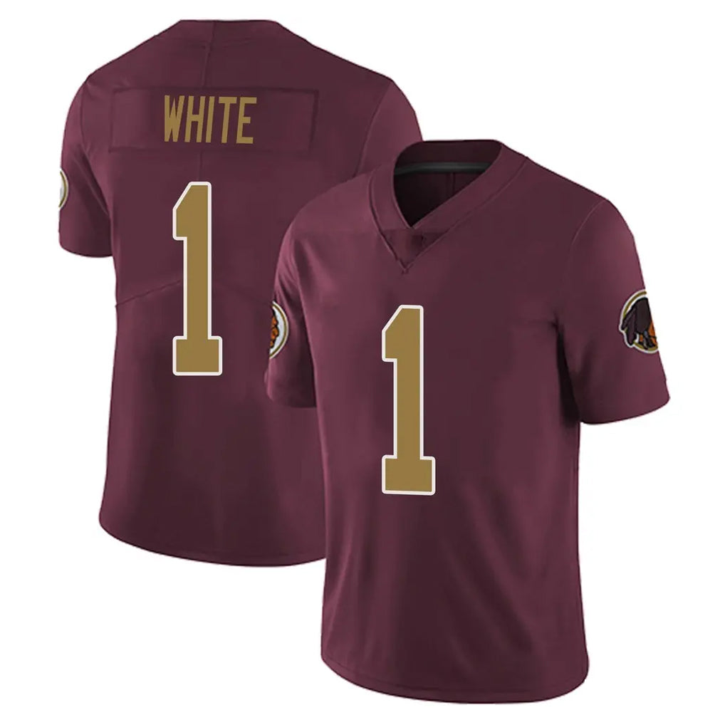 harde W.Commanders #1 Rachaad White Player Burgundy Alternate Vapor Untouchable Home Game Stitched Jerseys