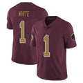 harde W.Commanders #1 Rachaad White Player Burgundy Alternate Vapor Untouchable Home Game Stitched Jerseys
