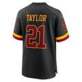 harde W.Commanders #21 Sean Taylor Black Hail Raiser Alternate Retired Player Game Stitched Jerseys