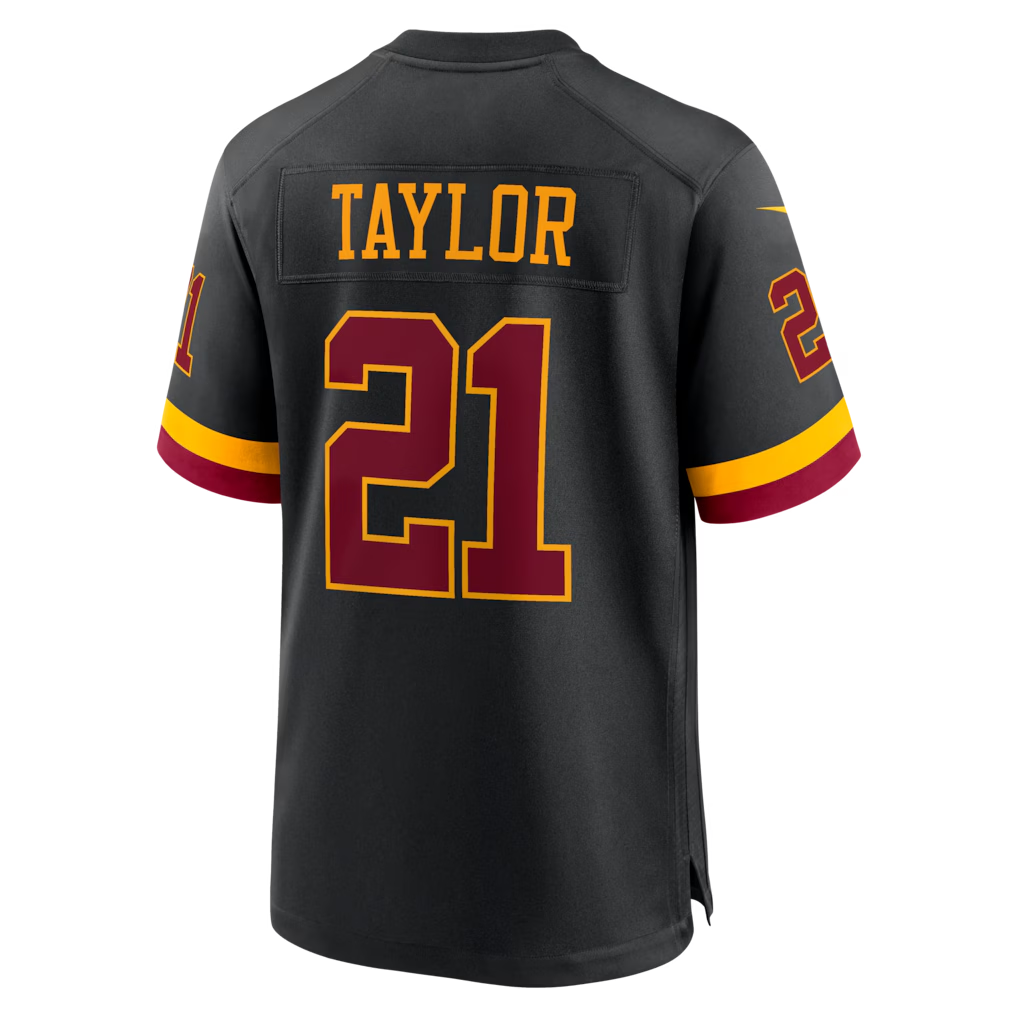harde W.Commanders #21 Sean Taylor Black Hail Raiser Alternate Retired Player Game Stitched Jerseys