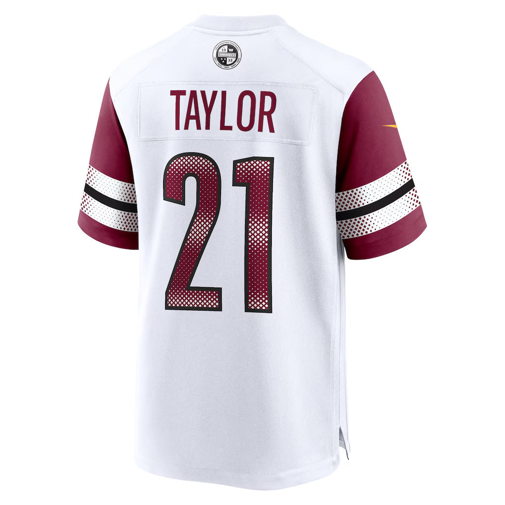 harde W.Commanders #21 Sean Taylor Player White Home Game Stitched Jerseys