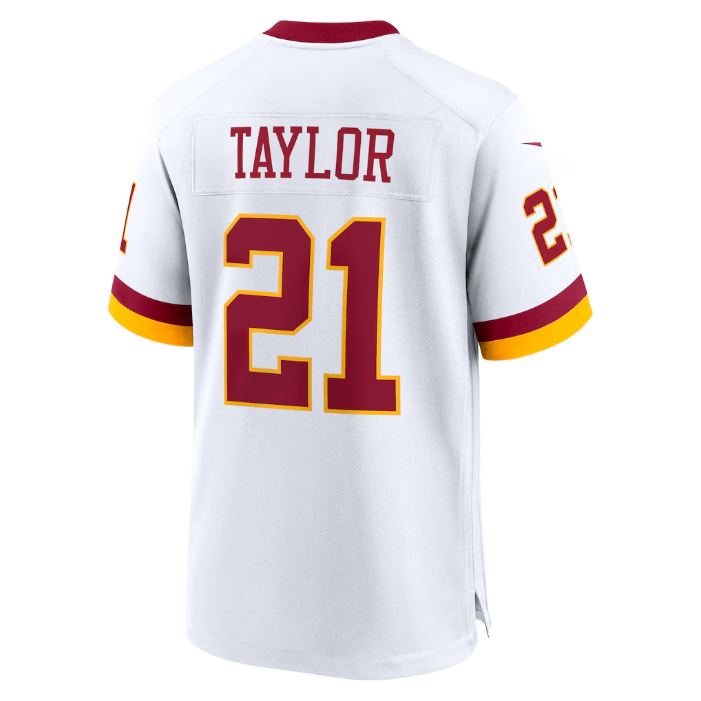 harde W.Commanders #21 Sean Taylor White Game Super Bowl Era Stitched Jerseys