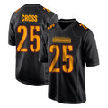 harde W.Commanders #25 Nick Cross Player Black Carbon Fashion Home Game Stitched Jerseys