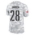 harde W.Commanders #28 Darrell Green Player  Arctic Camo Salute To Service Limited Stitched Jerseys
