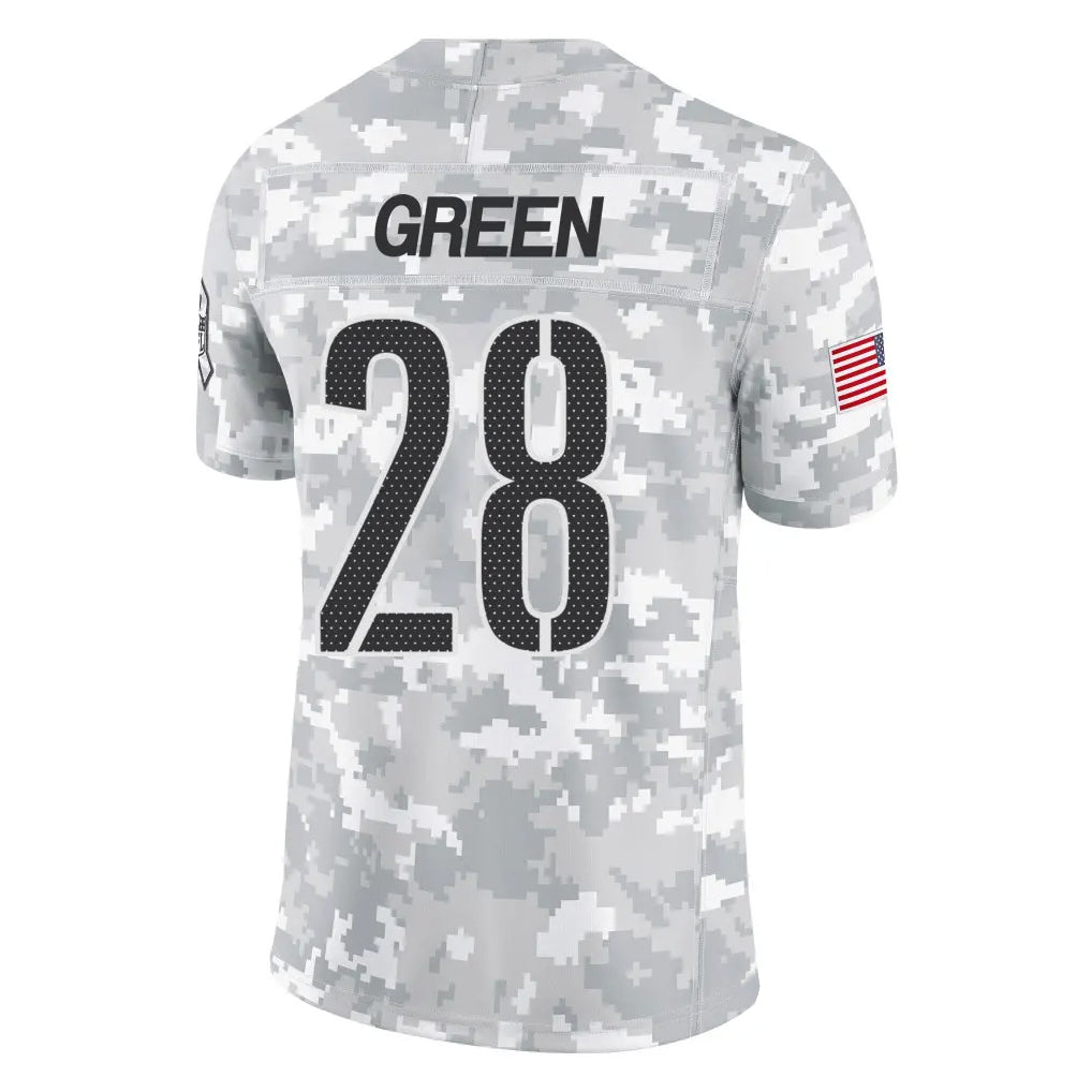 harde W.Commanders #28 Darrell Green Player  Arctic Camo Salute To Service Limited Stitched Jerseys