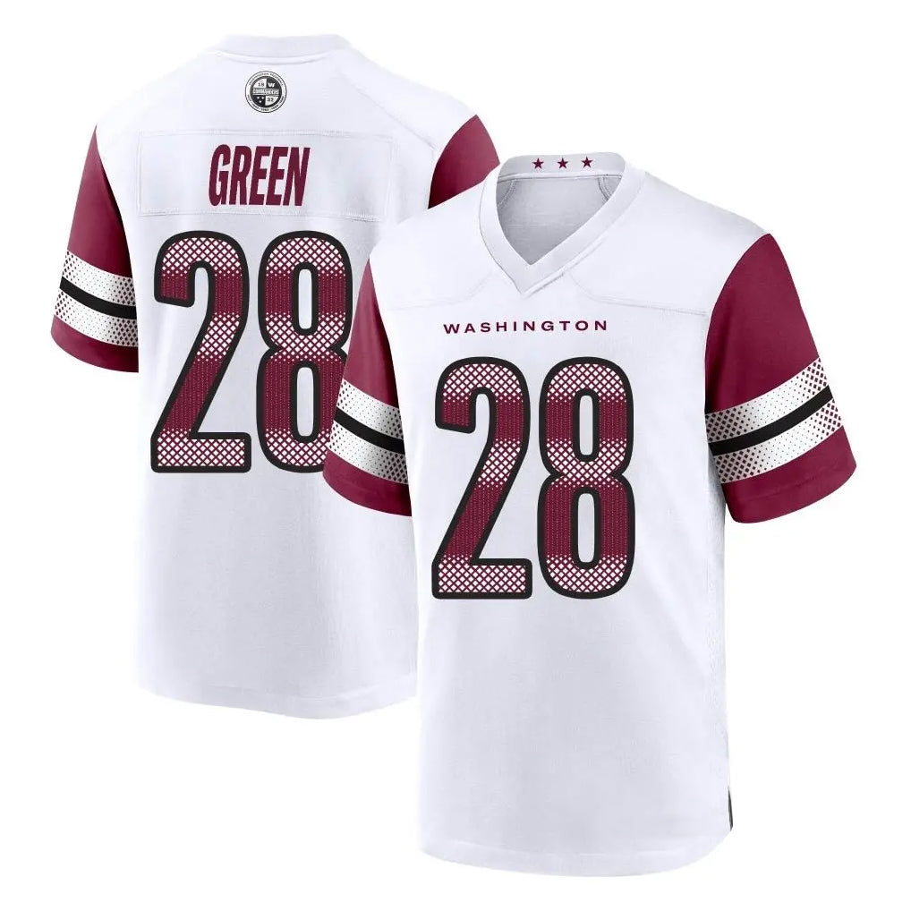 harde W.Commanders #28 Darrell Green Player White Home Game Stitched Jerseys