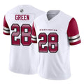harde W.Commanders #28 Darrell Green Player  White Vapor F.U.S.E. Limited Stitched Jerseys