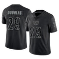 harde W.Commanders #29 Rasul Douglas Player Black Limited Reflective Home Game Stitched Jerseys